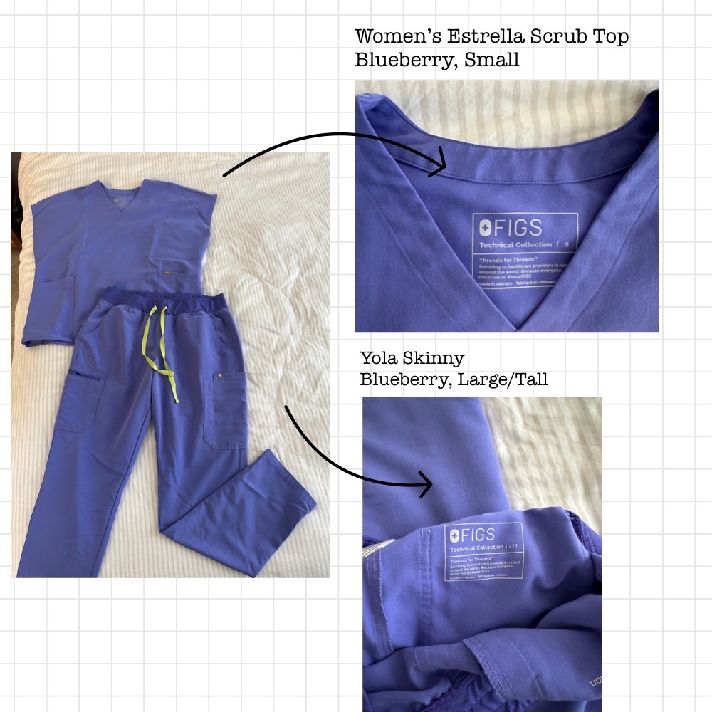 Yola Skinny Blueberry FIGS pants